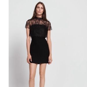Sandro Black Lace Dress